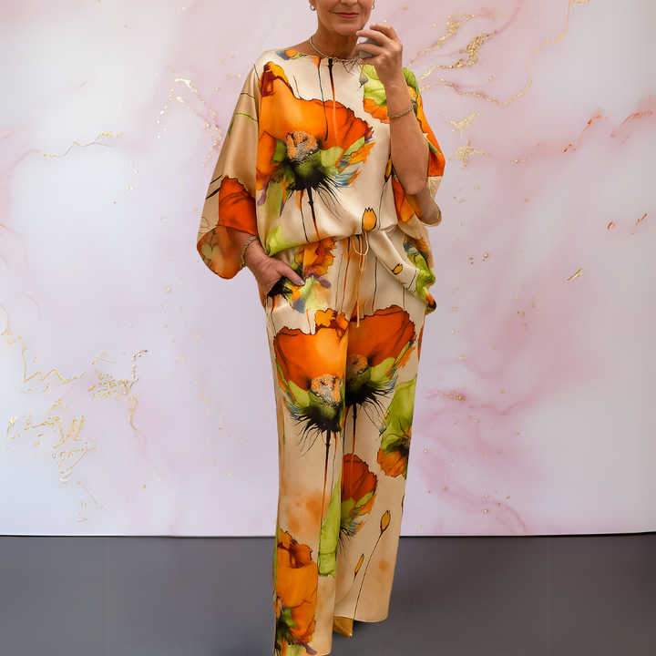 Moniek™ | Satin Two-Piece Women's Set