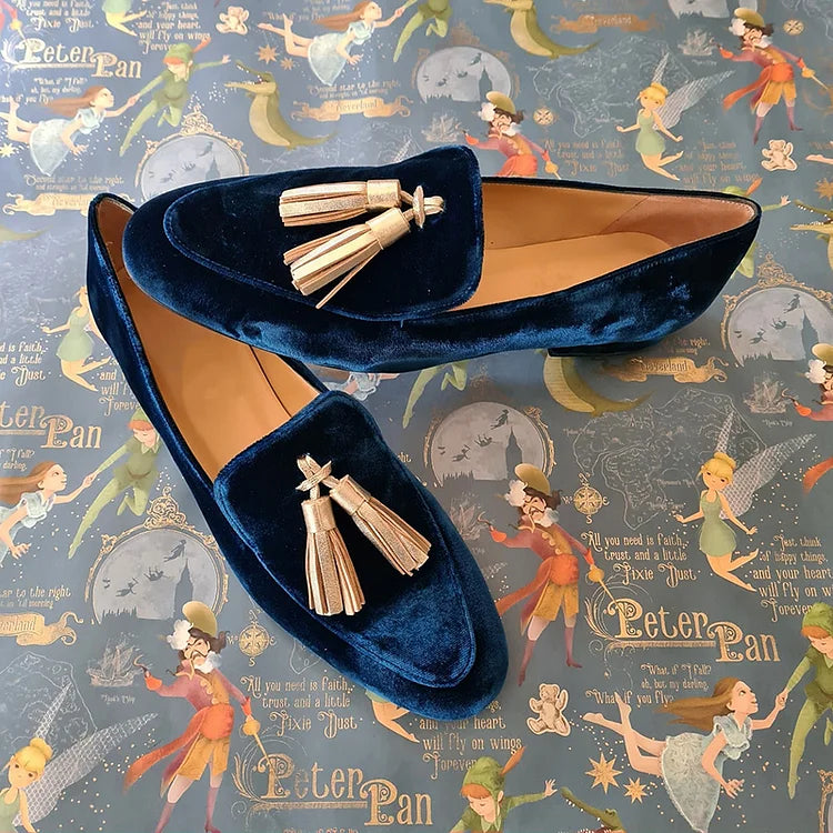 Luxe | Midnight Loafers with Tassels