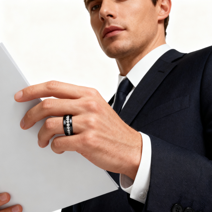 ZIRCON TUNGSTEN RING