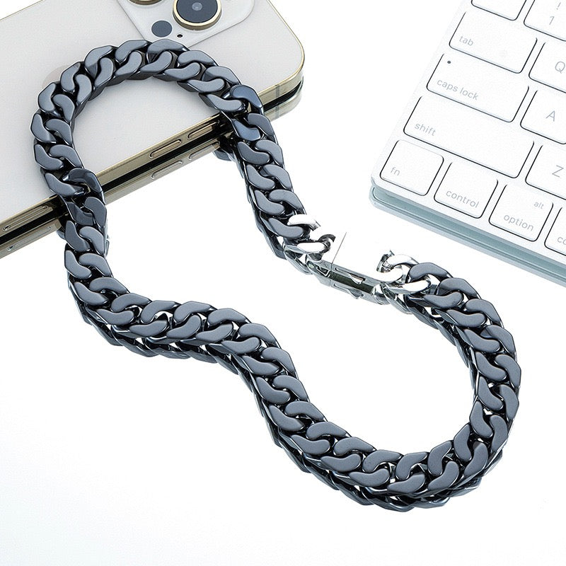 Chunky Cuban Ceramic Bracelet