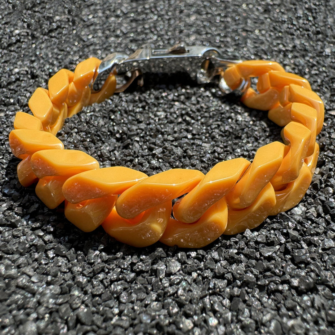 Chunky Cuban Ceramic Bracelet