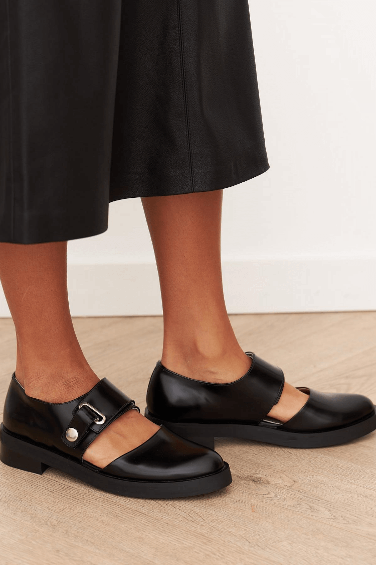 Zara | Chic Buckle Loafers