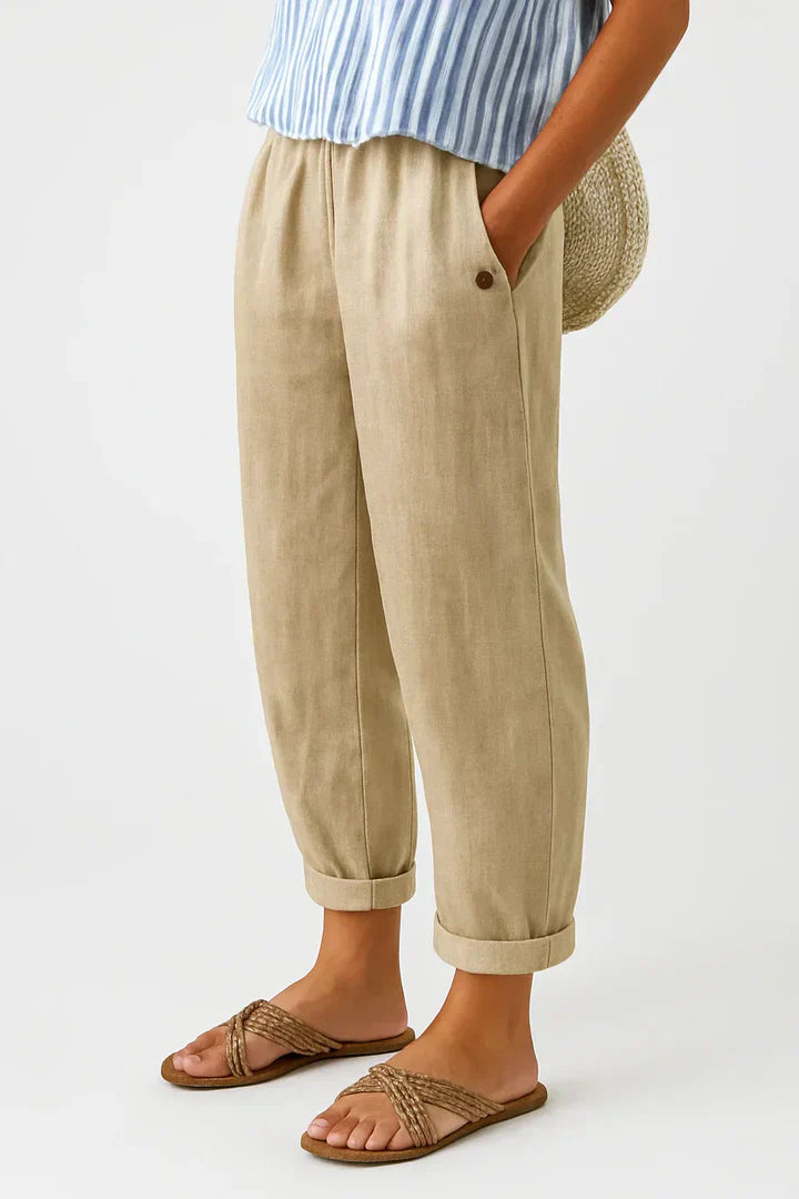 Romina™ Timeless Cotton Trousers
