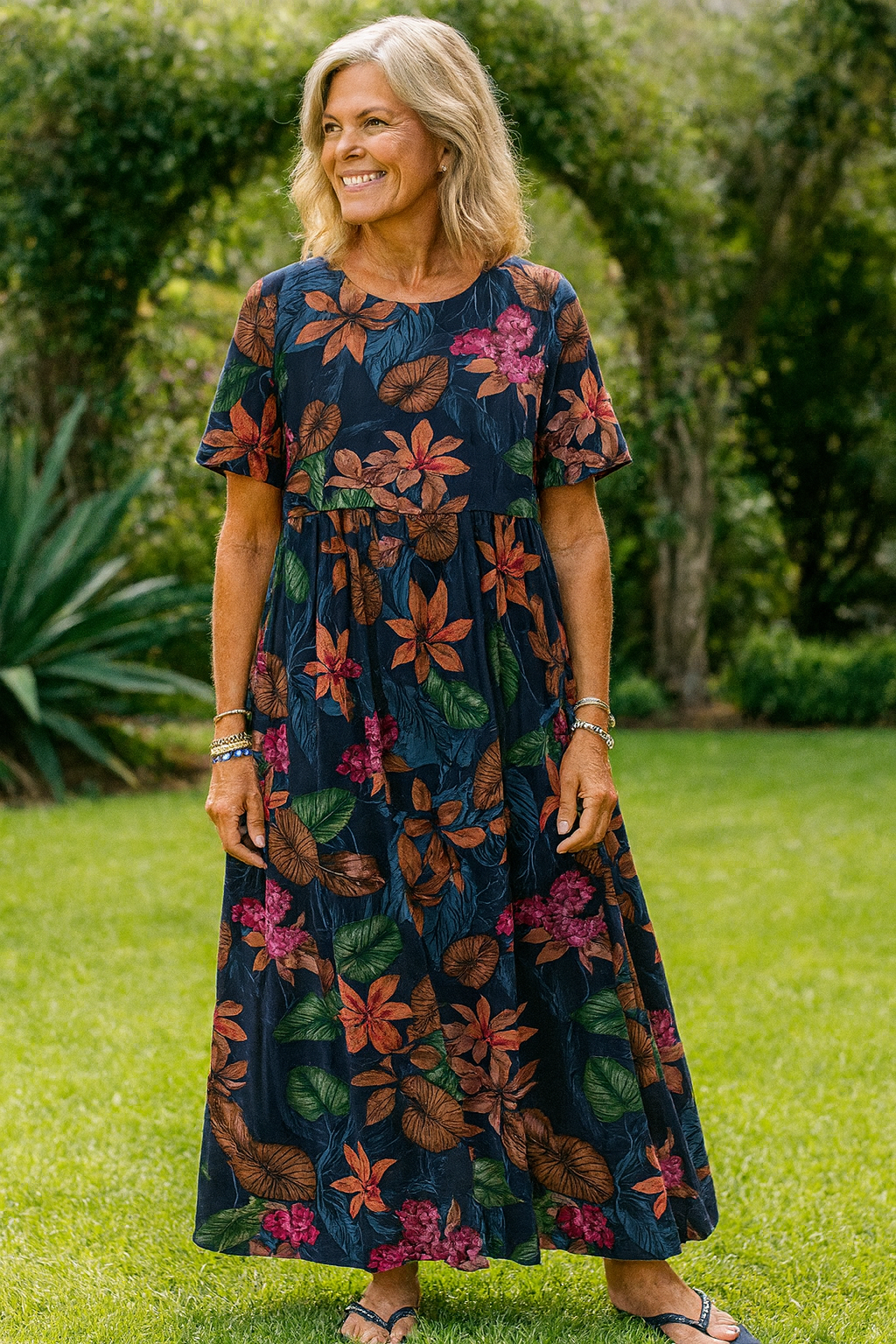 Masie™ | Breezy Floral Maxi Dress