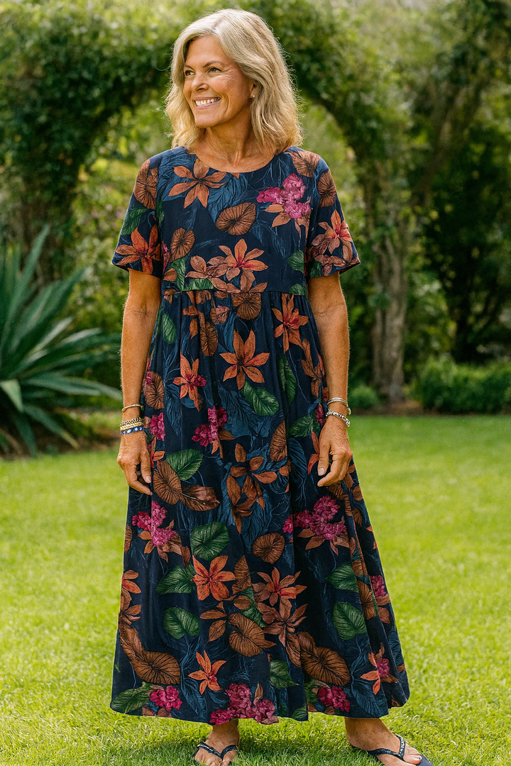 Masie™ | Breezy Floral Maxi Dress