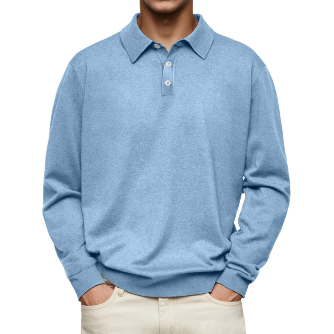 Mason Modern Long Sleeve Polo