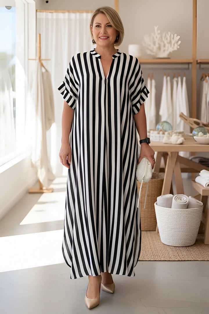AMÉLIE – STRIPED MAXI DRESS