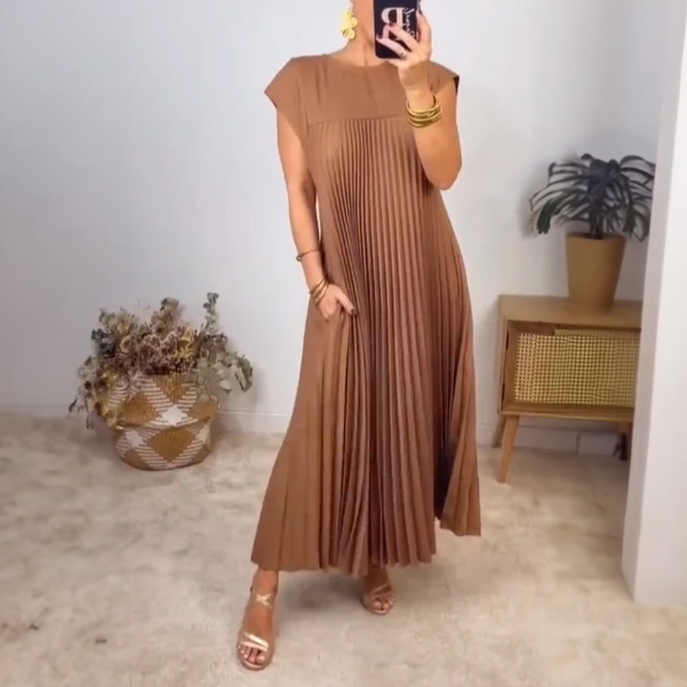 Justine | Striped Midi Dress