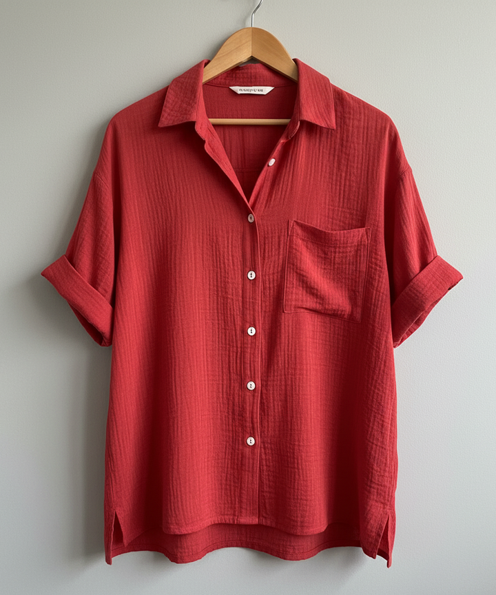 Elisabeth | Short Sleeve Blouse